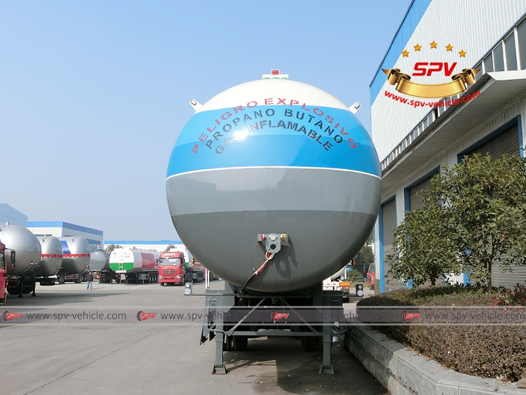40,000 Litres LPG Tanker Semi-trailer-F